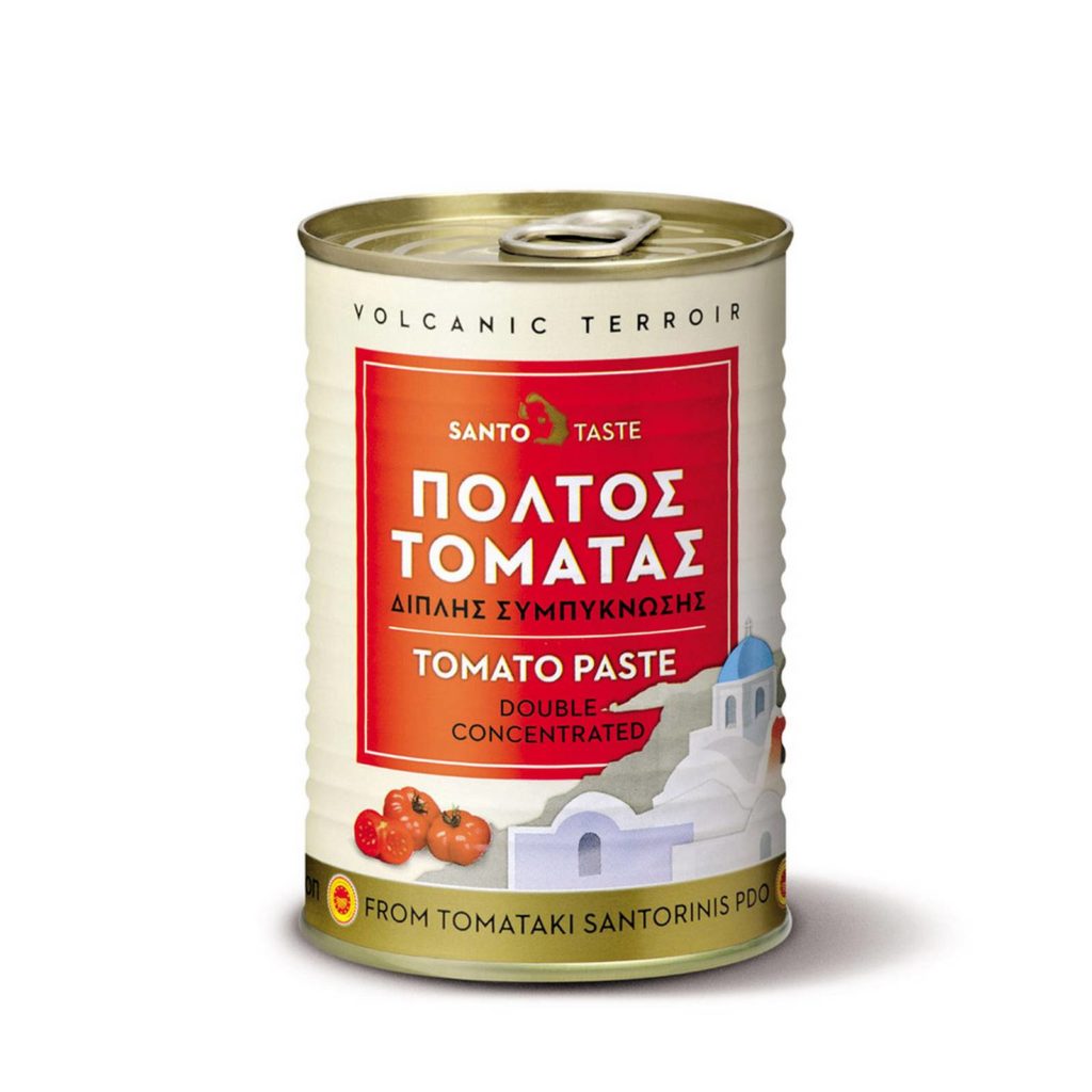 Πολτός ντομάτας διπλής συμπίκνωσης 400gr santo-food-concentrated tomato-paste